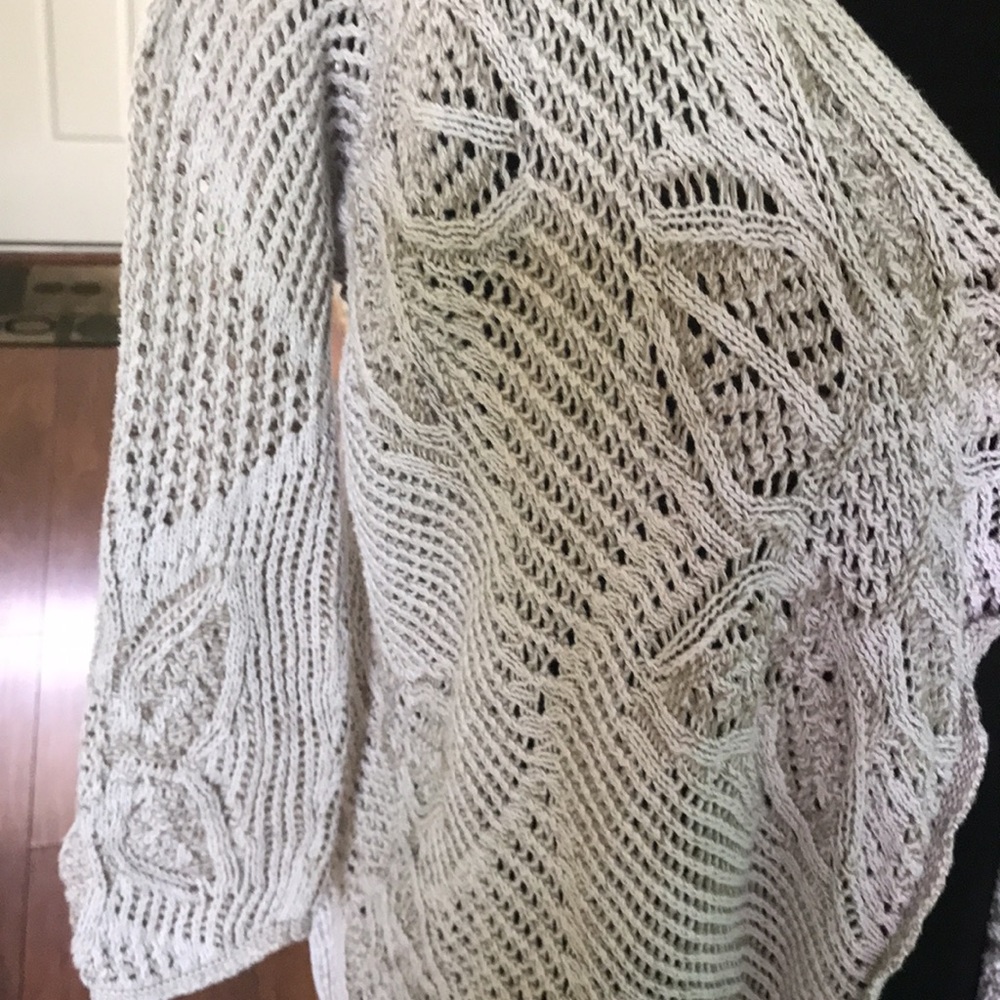 🟦🟦Jeanne Pierre Crocheted Shrug🟦🟦 - Picture 6 of 8